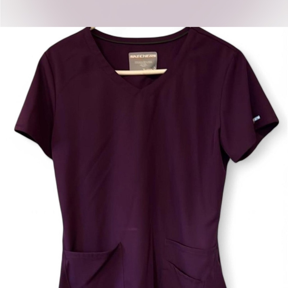 Cherokee Women's Purple V-Neck Top